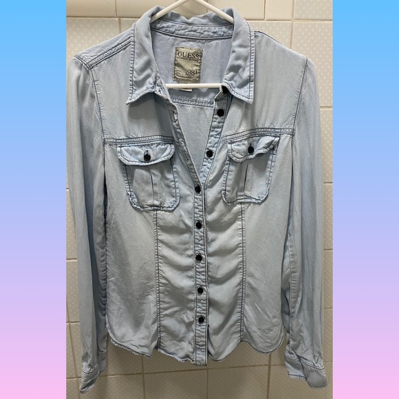 Guess Tops - Guess Denim Shirt